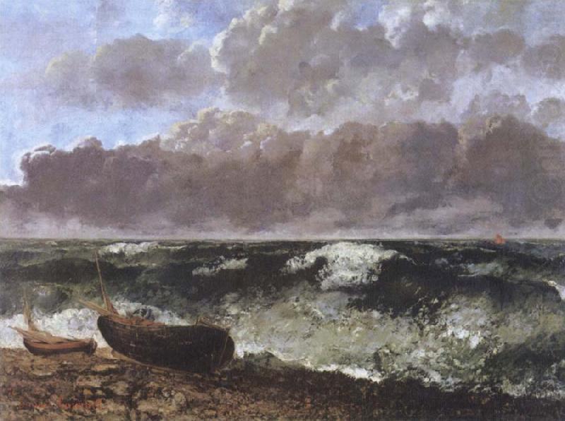 Gustave Courbet The Stormy Sea china oil painting image